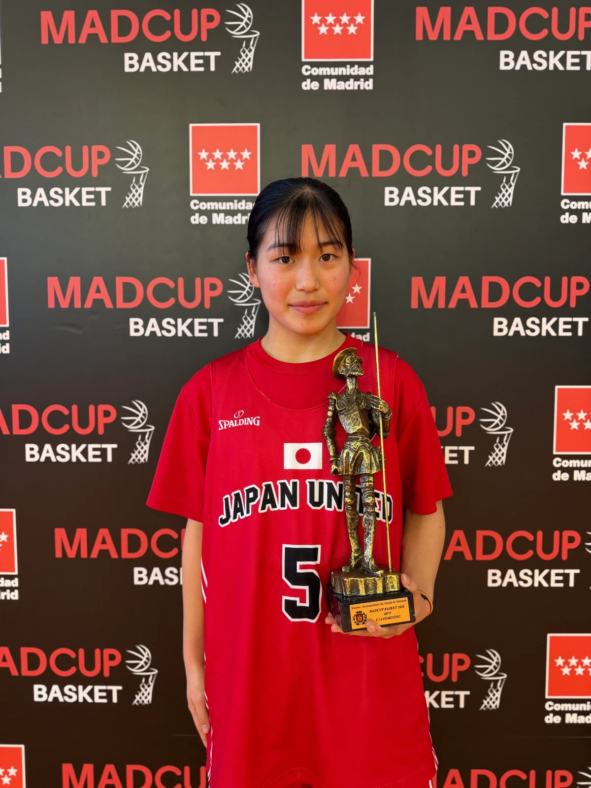 U14女子 MVP 山田笑愛